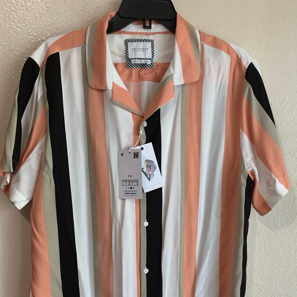 Cactus Man Summer Shirt Multicolour Size L